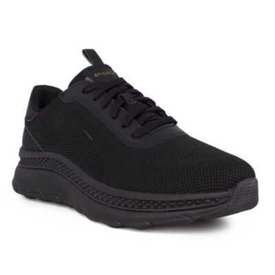 GEOX ΑΝΔΡΙΚΑ ΥΦΑΣΜΑΤΙΝΑ COMFORT SNEAKERS U SPHERICA ACTIF X A BLACK - Image 2