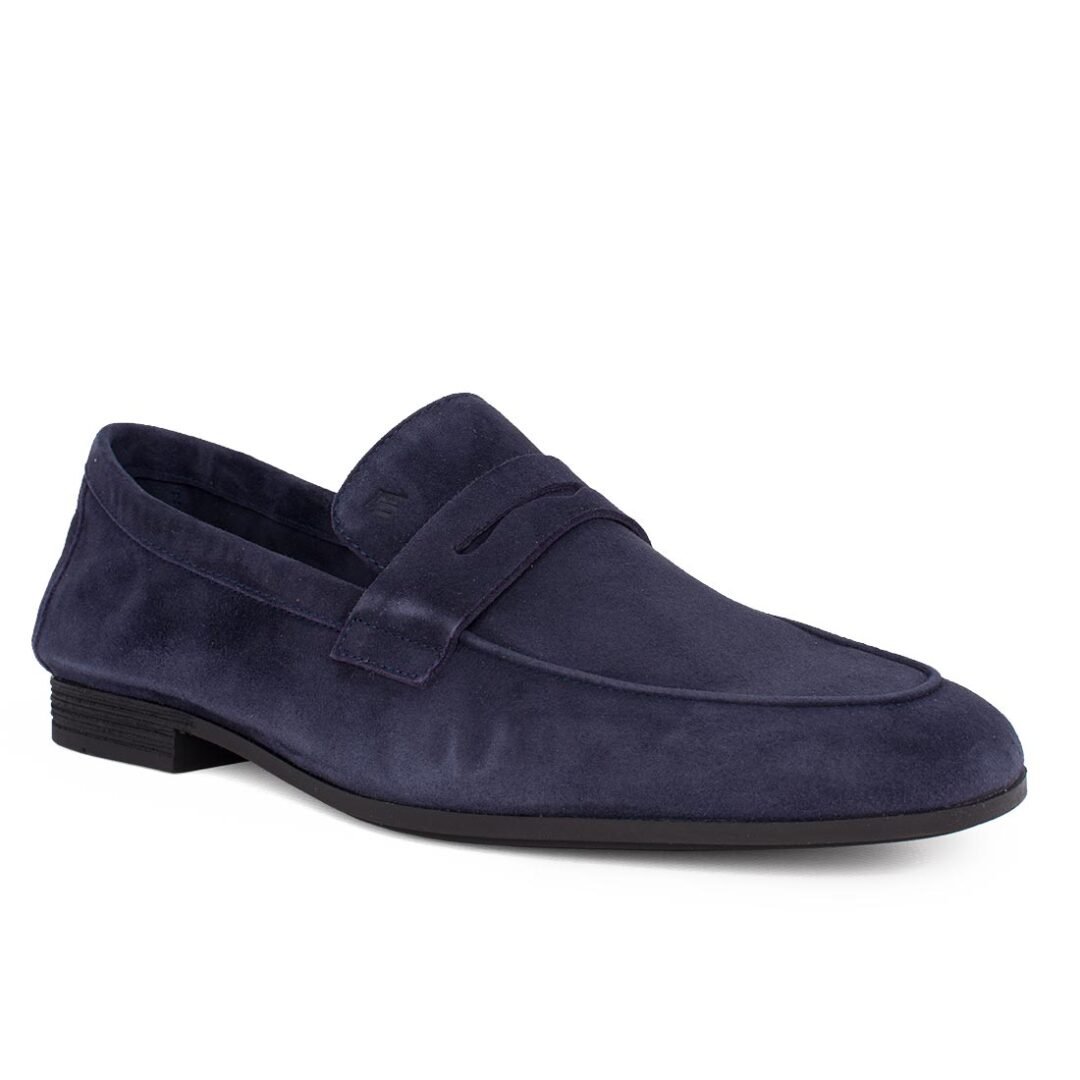 FRAU ΑΝΔΡΙΚΑ ΔΕΡΜΑΤΙΝΑ LOAFERS 34D5 13544 BLUE SUEDE - Image 2