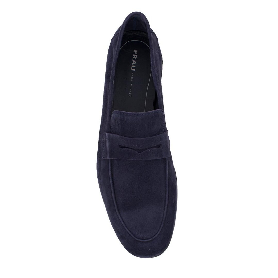 FRAU ΑΝΔΡΙΚΑ ΔΕΡΜΑΤΙΝΑ LOAFERS 34D5 13544 BLUE SUEDE - Image 5