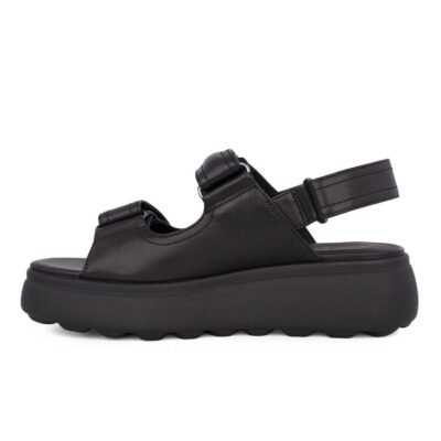 GEOX ΓΥΝΑΙΚΕΙΑ ΔΕΡΜΑΤΙΝΑ COMFORT ΠΕΔΙΛΑ D SPHERICA EC4.1 S A BLACK NAPPA - Image 3