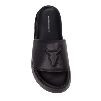 WINDSOR SMITH ΓΥΝΑΙΚΕΙΕΣ ΔΕΡΜΑΤΙΝΕΣ ΣΠΟΡ ΠΑΝΤΟΦΛΕΣ TREATS BLACK - Image 5