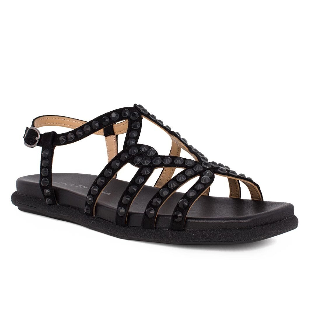 ALMA EN PENA ΓΥΝΑΙΚΕΙΑ FLAT ΠΕΔΙΛΑ V2551600 BLACK - Image 2