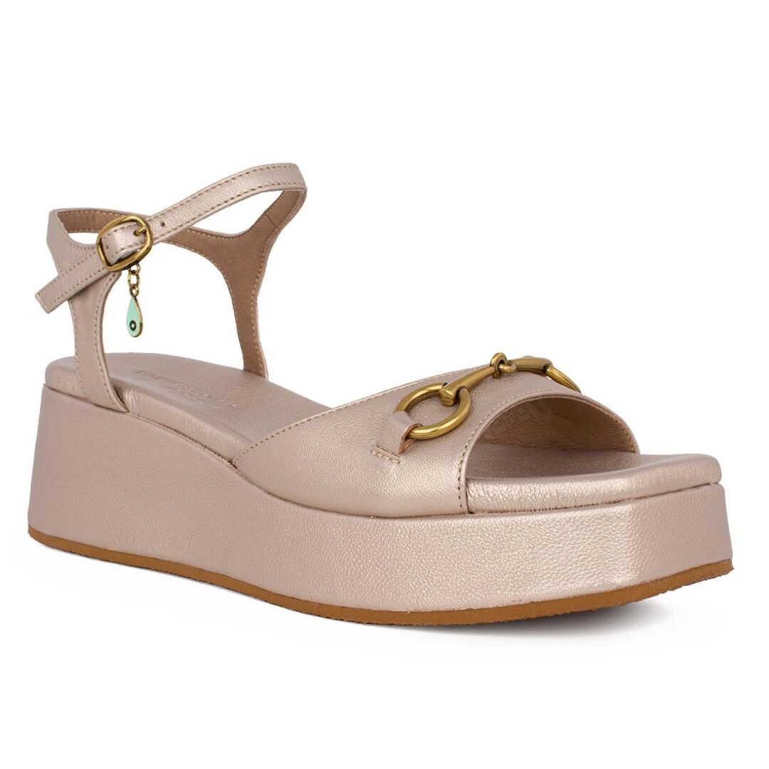 KOMIS & KOMIS ΓΥΝΑΙΚΕΙΑ ΔΕΡΜΑΤΙΝΑ FLATFORM ΠΕΔΙΛΑ C78 SATURN - Image 2