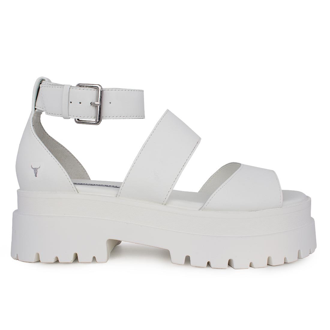 WINDSOR SMITH ΓΥΝΑΙΚΕΙΑ ΔΕΡΜΑΤΙΝΑ ΣΠΟΡ ΠΕΔΙΛΑ THRILLED WHITE