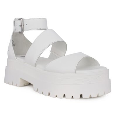 WINDSOR SMITH ΓΥΝΑΙΚΕΙΑ ΔΕΡΜΑΤΙΝΑ ΣΠΟΡ ΠΕΔΙΛΑ THRILLED WHITE - Image 2