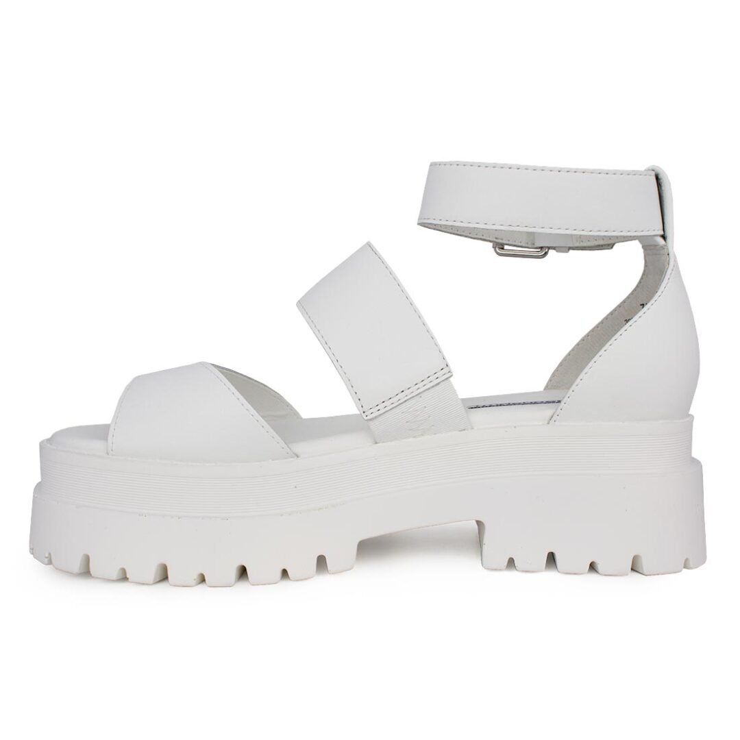 WINDSOR SMITH ΓΥΝΑΙΚΕΙΑ ΔΕΡΜΑΤΙΝΑ ΣΠΟΡ ΠΕΔΙΛΑ THRILLED WHITE - Image 3