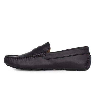 BOSS SHOES ΑΝΔΡΙΚΑ ΔΕΡΜΑΤΙΝΑ DRIVER ΜΟΚΑΣΙΝΙΑ B7768 BLACK DEL PIERO - Image 3
