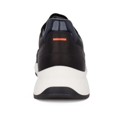 BOSS SHOES ΑΝΔΡΙΚΑ ΔΕΡΜΑΤΙΝΑ SNEAKERS B190/A BLACK MONTREAL - Image 5