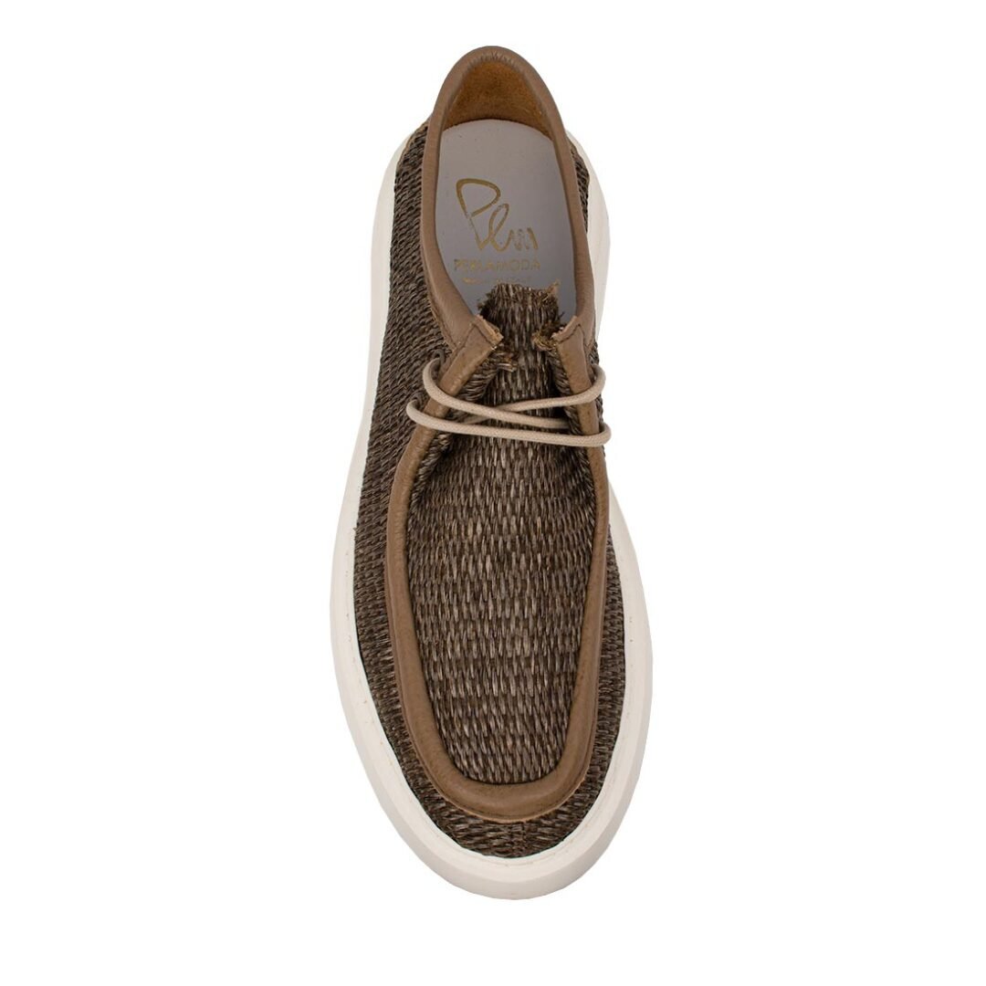 PERLAMODA ΑΝΔΡΙΚΑ ΨΑΘΙΝΑ SEB RAFFIA 246 TAUPE - Image 5