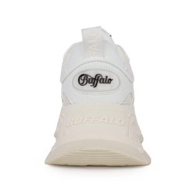 BUFFALO ΓΥΝΑΙΚΕΙΑ ΥΦΑΣΜΑΤΙΝΑ SNEAKERS SATURN LACE WHITE VEGAN NAPPA - Image 4