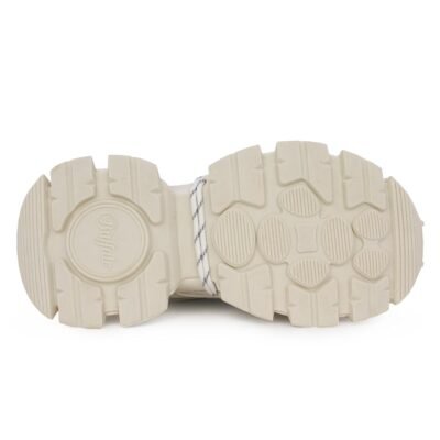 BUFFALO ΓΥΝΑΙΚΕΙΑ ΥΦΑΣΜΑΤΙΝΑ SNEAKERS SATURN LACE WHITE VEGAN NAPPA - Image 5