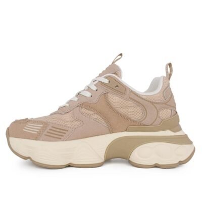 BUFFALO ΓΥΝΑΙΚΕΙΑ SNEAKERS TRUCK CREAM/BEIGE VEGAN NUBUCK - Image 3