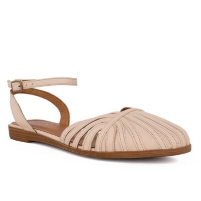 FRAU ΓΥΝΑΙΚΕΙΑ FLAT ΣΑΝΔΑΛΙΑ 03P3 8938 VANILLA LEATHER - Image 2