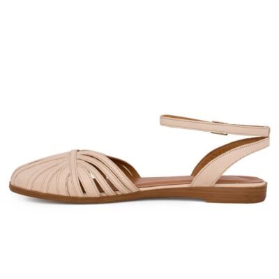 FRAU ΓΥΝΑΙΚΕΙΑ FLAT ΣΑΝΔΑΛΙΑ 03P3 8938 VANILLA LEATHER - Image 3