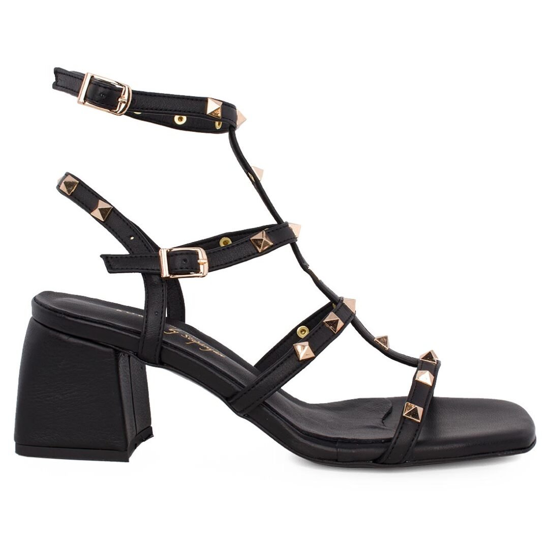 KOMIS & KOMIS ΓΥΝΑΙΚΕΙΑ ΔΕΡΜΑΤΙΝΑ ΠΕΔΙΛΑ C701 SATURN BLACK