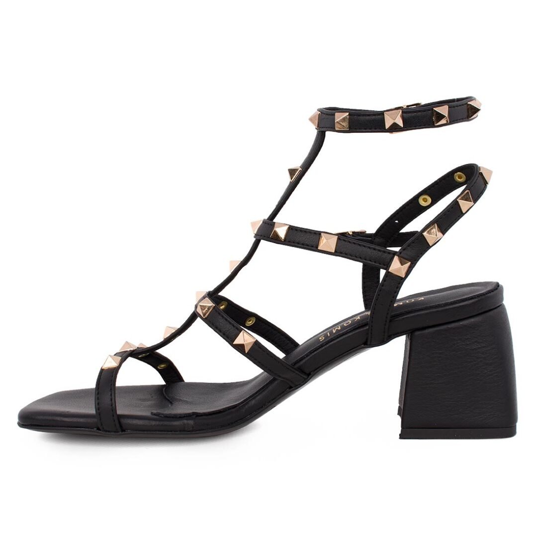 KOMIS & KOMIS ΓΥΝΑΙΚΕΙΑ ΔΕΡΜΑΤΙΝΑ ΠΕΔΙΛΑ C701 SATURN BLACK - Image 3