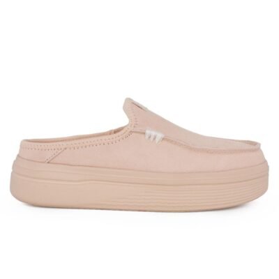HEY DUDE ΓΥΝΑΙΚΕΙΑ LOAFERS AUSTIN LIFT CLASSIC BLUSH SUEDE