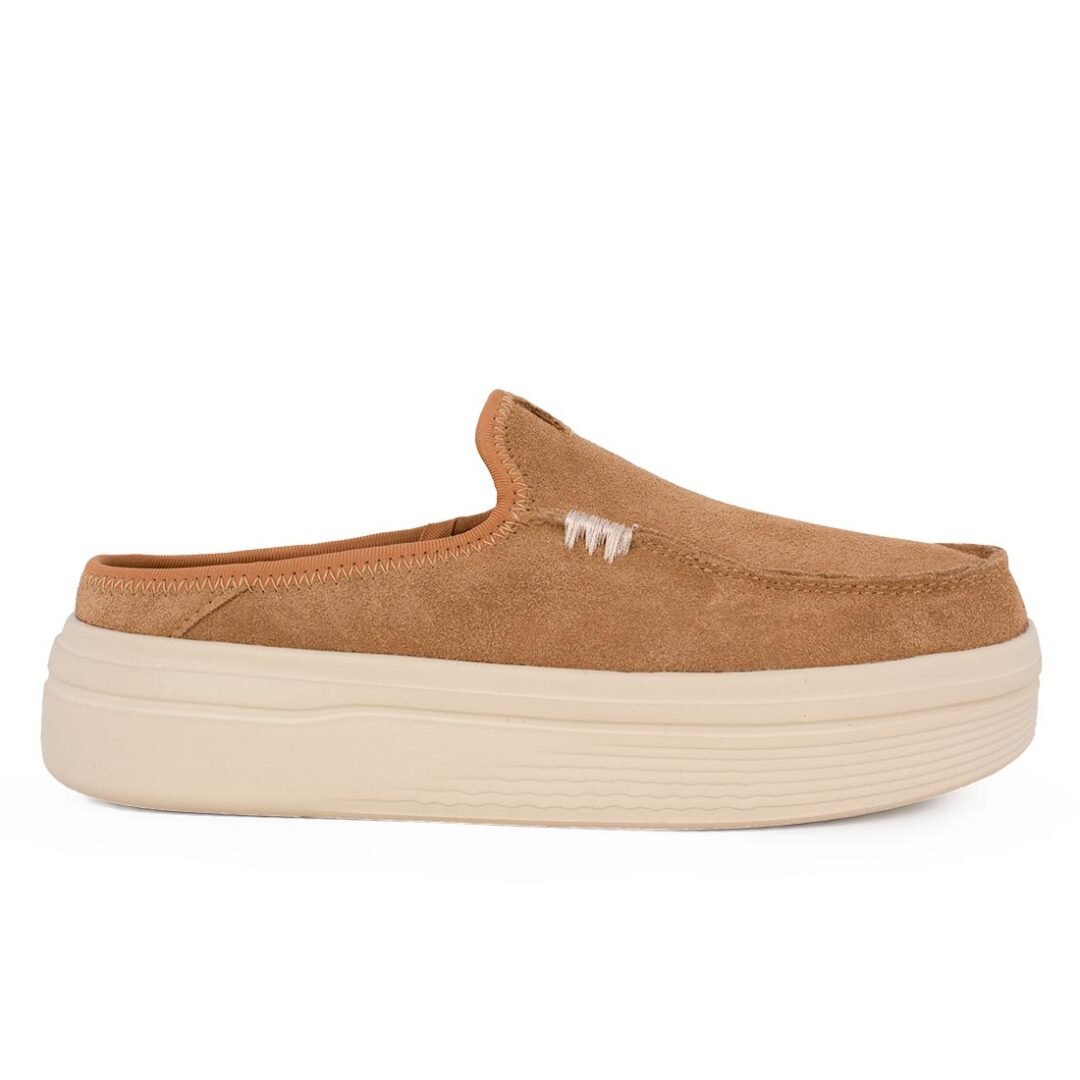 HEY DUDE ΓΥΝΑΙΚΕΙΑ LOAFERS AUSTIN LIFT CLASSIC TAN SUEDE
