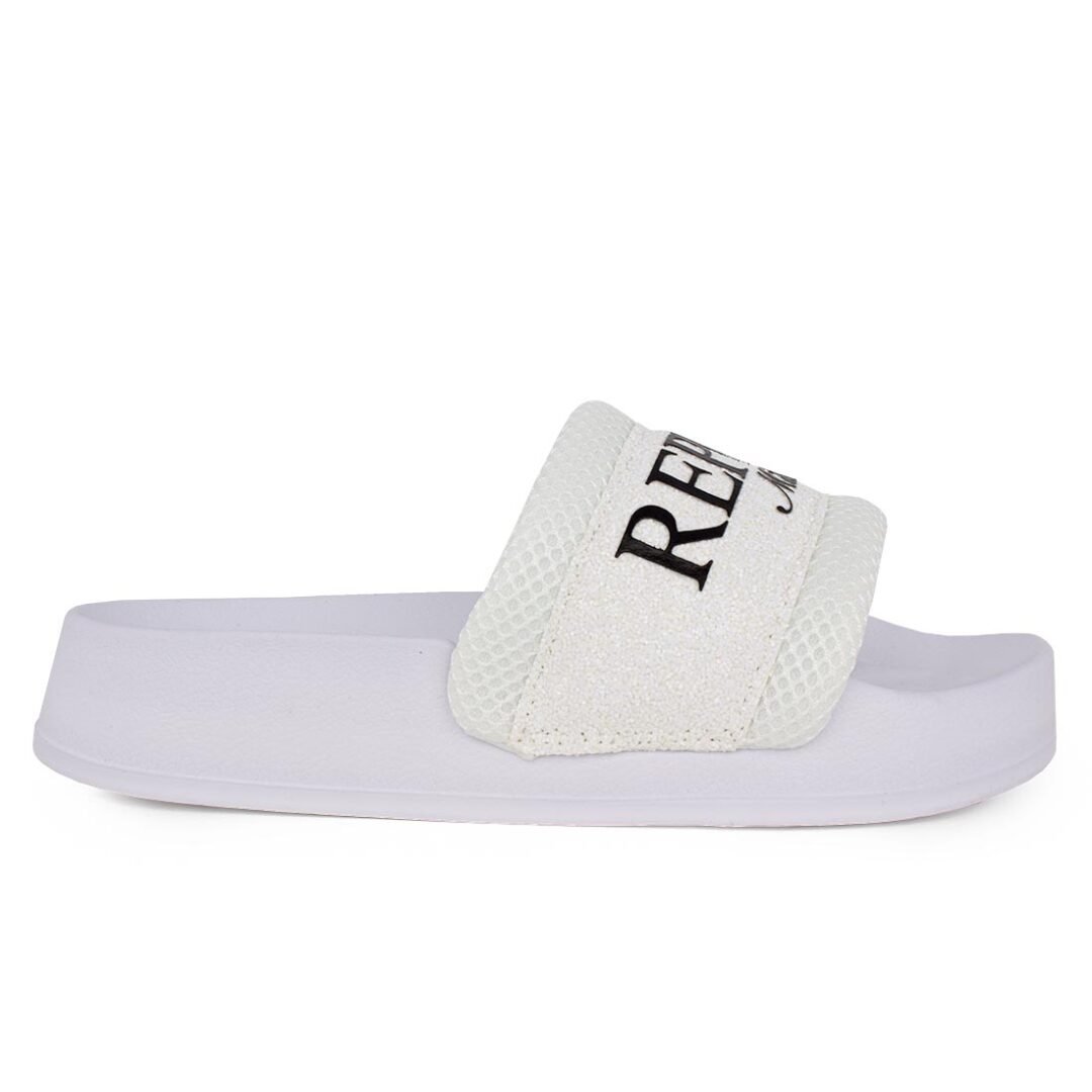 REPLAY ΓΥΝΑΙΚΕΙΑ SLIDES NEW LOTTY MIXED RF1H0028S 0061 WHITE