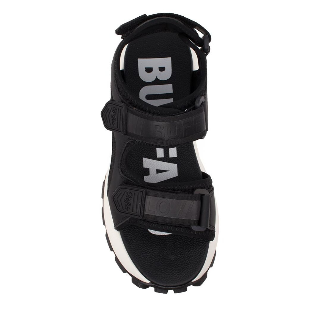 BUFFALO ΓΥΝΑΙΚΕΙΑ ΣΠΟΡ ΠΕΔΙΛΑ MANHATTEN SND BLACK VEGAN NAPPA - Image 6