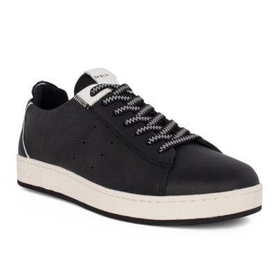 REPLAY ΑΝΔΡΙΚΑ ΔΕΡΜΑΤΙΝΑ SNEAKERS SMASH PORT RZ3B0024L 0008 BLACK WHITE - Image 2