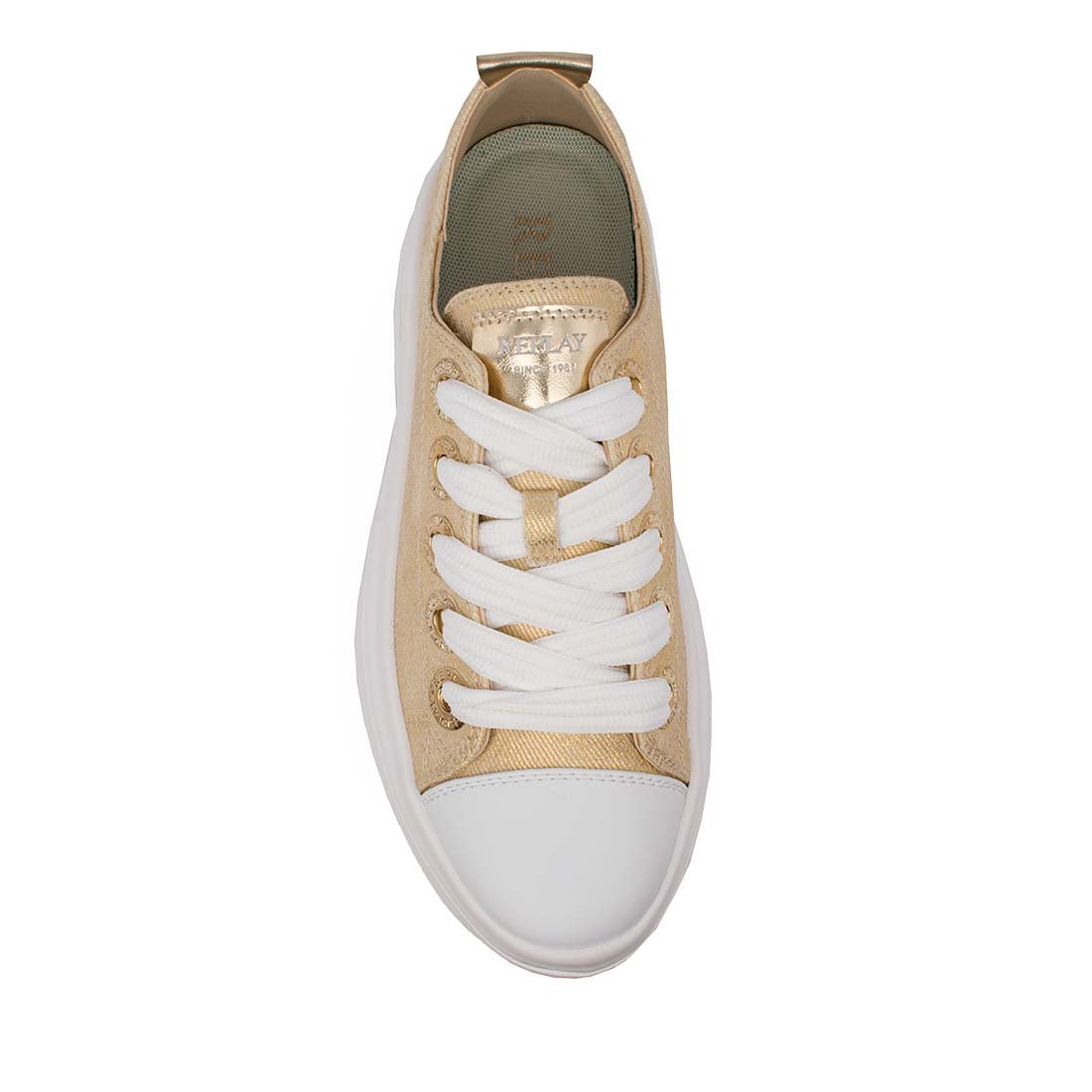 REPLAY ΓΥΝΑΙΚΕΙΑ ΠΑΝΙΝΑ SNEAKERS AQUA 2 SPIRIT RZ5M0010T 2195 BEIGE GOLD - Image 6