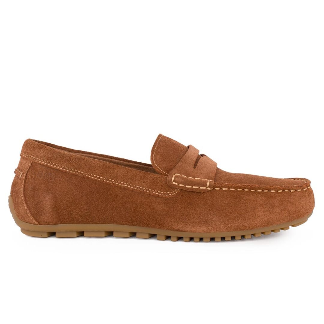 TAMARIS MEN ΑΝΔΡΙΚΑ ΔΕΡΜΑΤΙΝΑ DRIVER ΜΟΚΑΣΙΝΙΑ 1-14600-44 305 COGNAC SUEDE