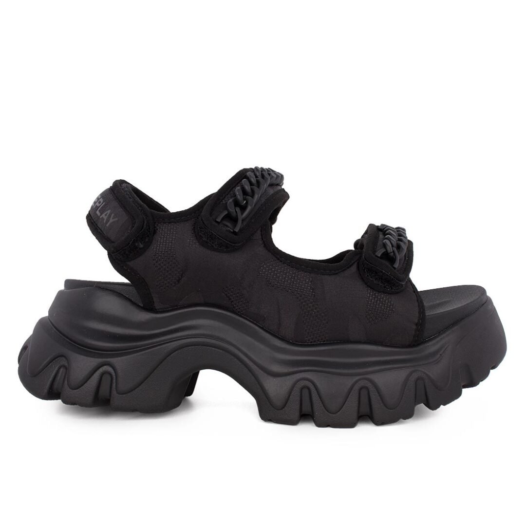REPLAY ΓΥΝΑΙΚΕΙΑ ΣΠΟΡ CHUNKY ΠΕΔΙΛΑ JUYCE CHAIN RSA60006T 0003 BLACK