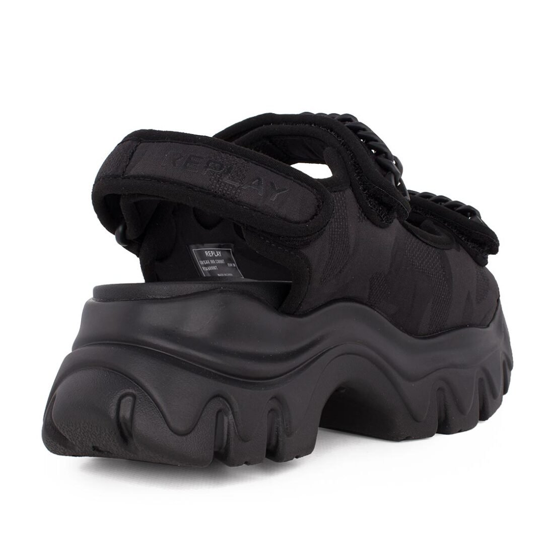 REPLAY ΓΥΝΑΙΚΕΙΑ ΣΠΟΡ CHUNKY ΠΕΔΙΛΑ JUYCE CHAIN RSA60006T 0003 BLACK - Image 4