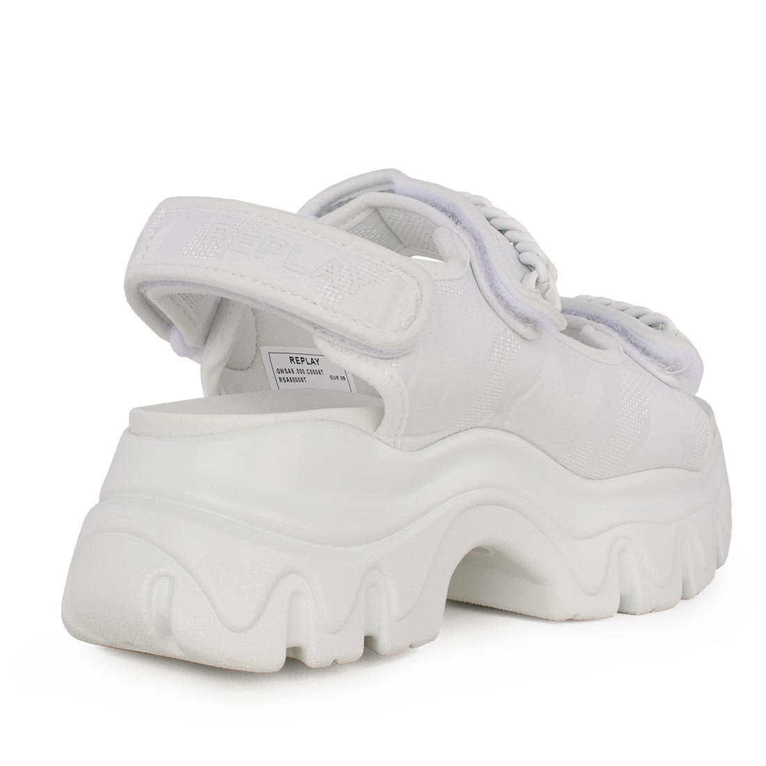 REPLAY ΓΥΝΑΙΚΕΙΑ ΣΠΟΡ CHUNKY ΠΕΔΙΛΑ JUYCE CHAIN RSA60006T 0061 WHITE - Image 4