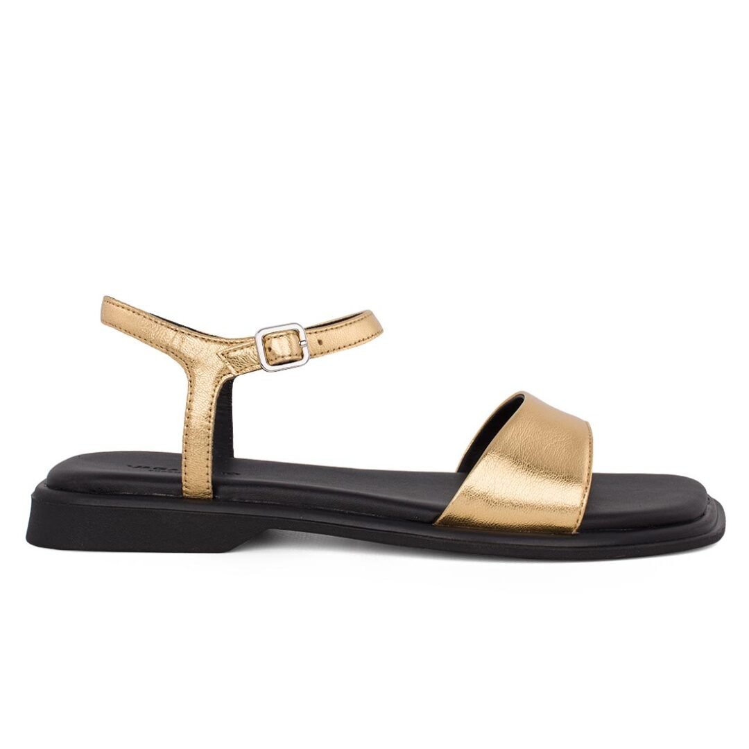 VAGABOND ΓΥΝΑΙΚΕΙΑ ΔΕΡΜΑΤΙΝΑ FLAT ΠΕΔΙΛΑ IZZY 5913-083-81 GOLD