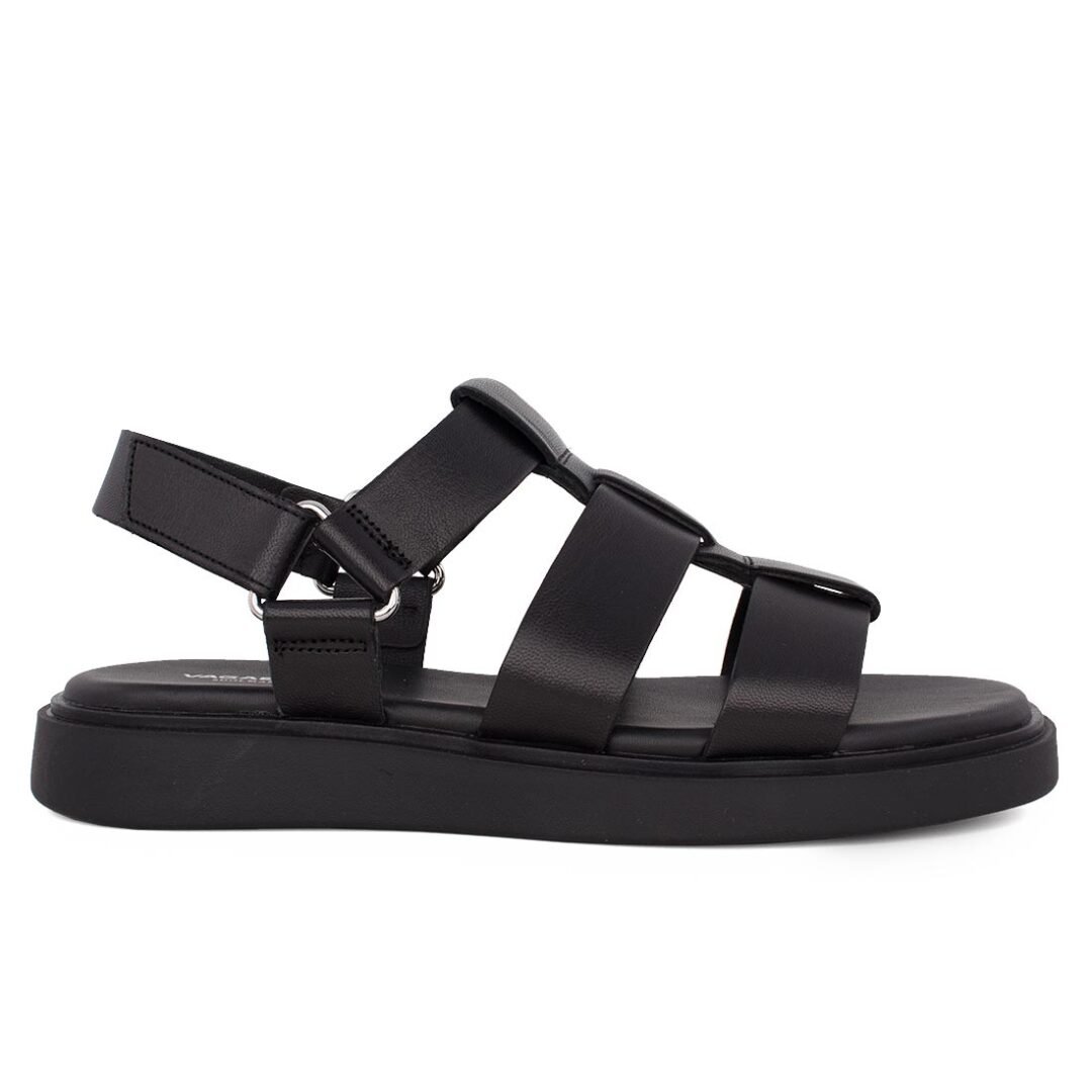 VAGABOND ΓΥΝΑΙΚΕΙΑ ΔΕΡΜΑΤΙΝΑ FLAT ΠΕΔΙΛΑ CONNIE 5957-101-20 BLACK