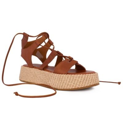 KOMIS & KOMIS ΓΥΝΑΙΚΕΙΑ ΔΕΡΜΑΤΙΝΑ FLATFORM ΠΕΔΙΛΑ C302 TABACCO - Image 2