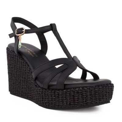 KOMIS & KOMIS ΓΥΝΑΙΚΕΙΕΣ ΔΕΡΜΑΤΙΝΕΣ ΠΛΑΤΦΟΡΜΕΣ C406 BLACK - Image 2