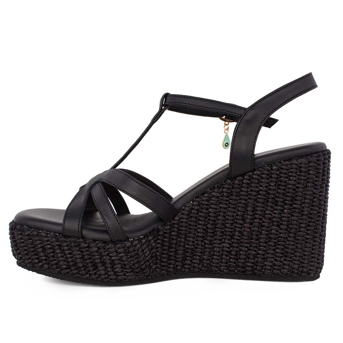 KOMIS & KOMIS ΓΥΝΑΙΚΕΙΕΣ ΔΕΡΜΑΤΙΝΕΣ ΠΛΑΤΦΟΡΜΕΣ C406 BLACK - Image 3