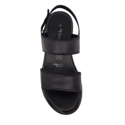 TAMARIS ΓΥΝΑΙΚΕΙΕΣ ΔΕΡΜΑΤΙΝΕΣ ΠΛΑΤΦΟΡΜΕΣ 1-28711-44 001 BLACK - Image 5