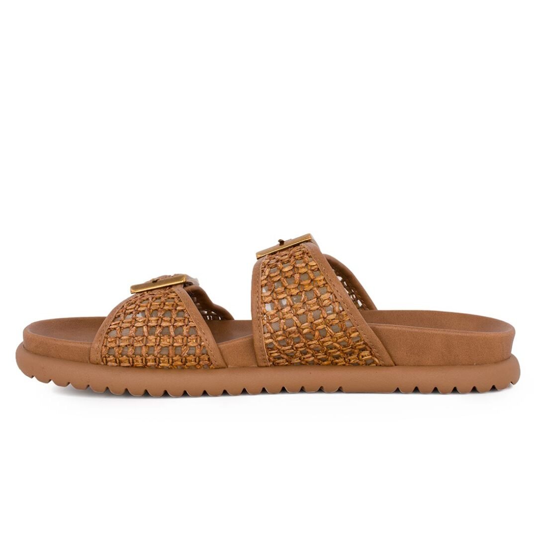 TAMARIS ΓΥΝΑΙΚΕΙΕΣ ΔΕΡΜΑΤΙΝΕΣ FLAT ΠΑΝΤΟΦΛΕΣ 1-27418-44 305 COGNAC - Image 3