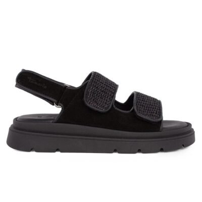 TAMARIS ΓΥΝΑΙΚΕΙΑ ΔΕΡΜΑΤΙΝΑ ΠΕΔΙΛΑ ΜΕ ΨΑΘΑ 1-28234-44 098 BLACK COMB