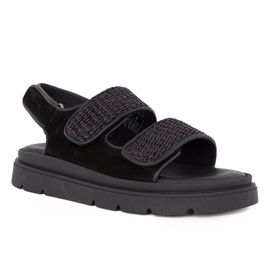 TAMARIS ΓΥΝΑΙΚΕΙΑ ΔΕΡΜΑΤΙΝΑ ΠΕΔΙΛΑ ΜΕ ΨΑΘΑ 1-28234-44 098 BLACK COMB - Image 2