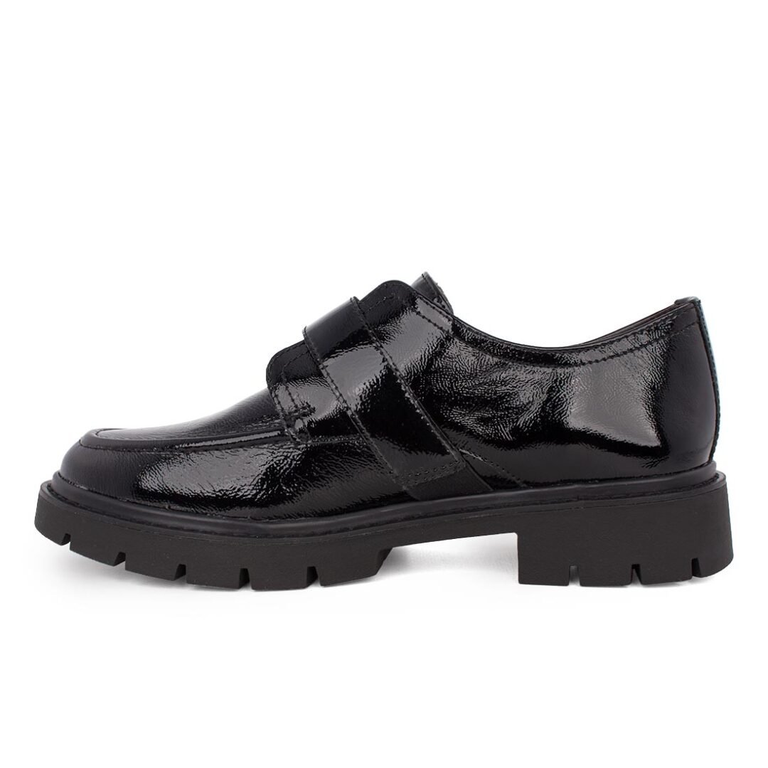 TAMARIS ΓΥΝΑΙΚΕΙΑ ΔΕΡΜΑΤΙΝΑ LOAFERS 1-84316-45 018 BLACK PATENT - Image 3