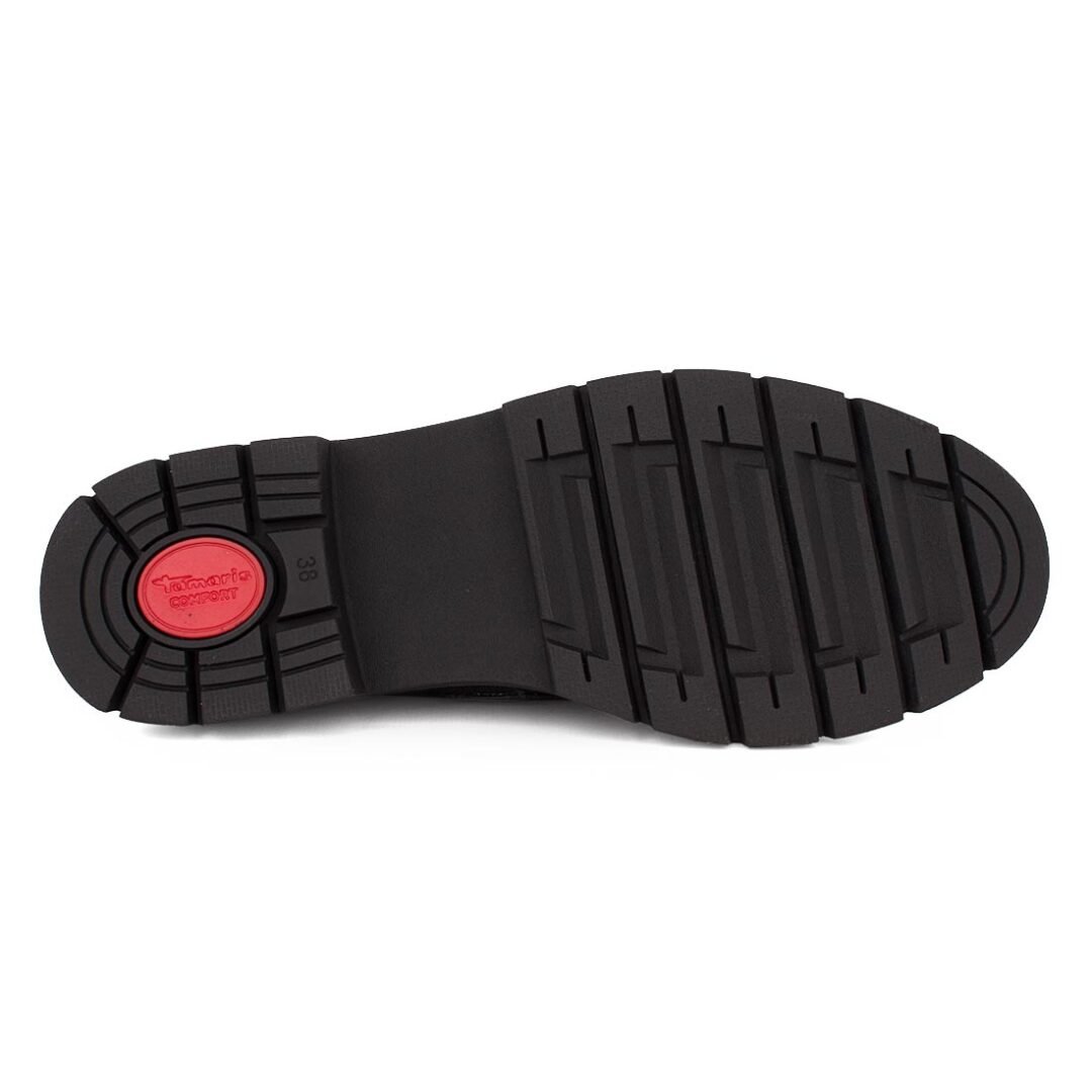 TAMARIS ΓΥΝΑΙΚΕΙΑ ΔΕΡΜΑΤΙΝΑ LOAFERS 1-84316-45 018 BLACK PATENT - Image 4