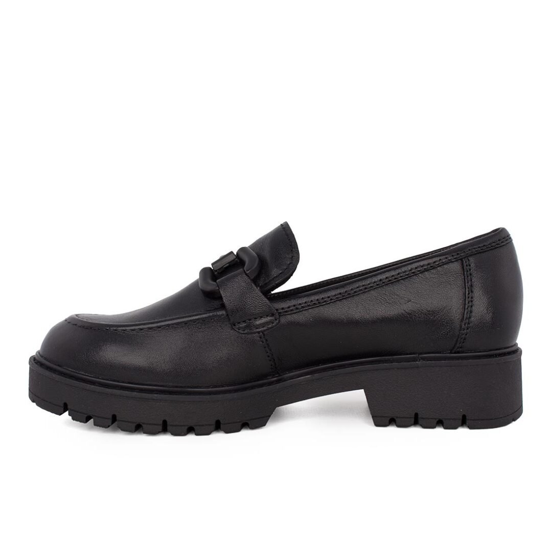 TAMARIS ΓΥΝΑΙΚΕΙΑ ΔΕΡΜΑΤΙΝΑ LOAFERS 1-24733-45 003 BLACK LEATHER - Image 3