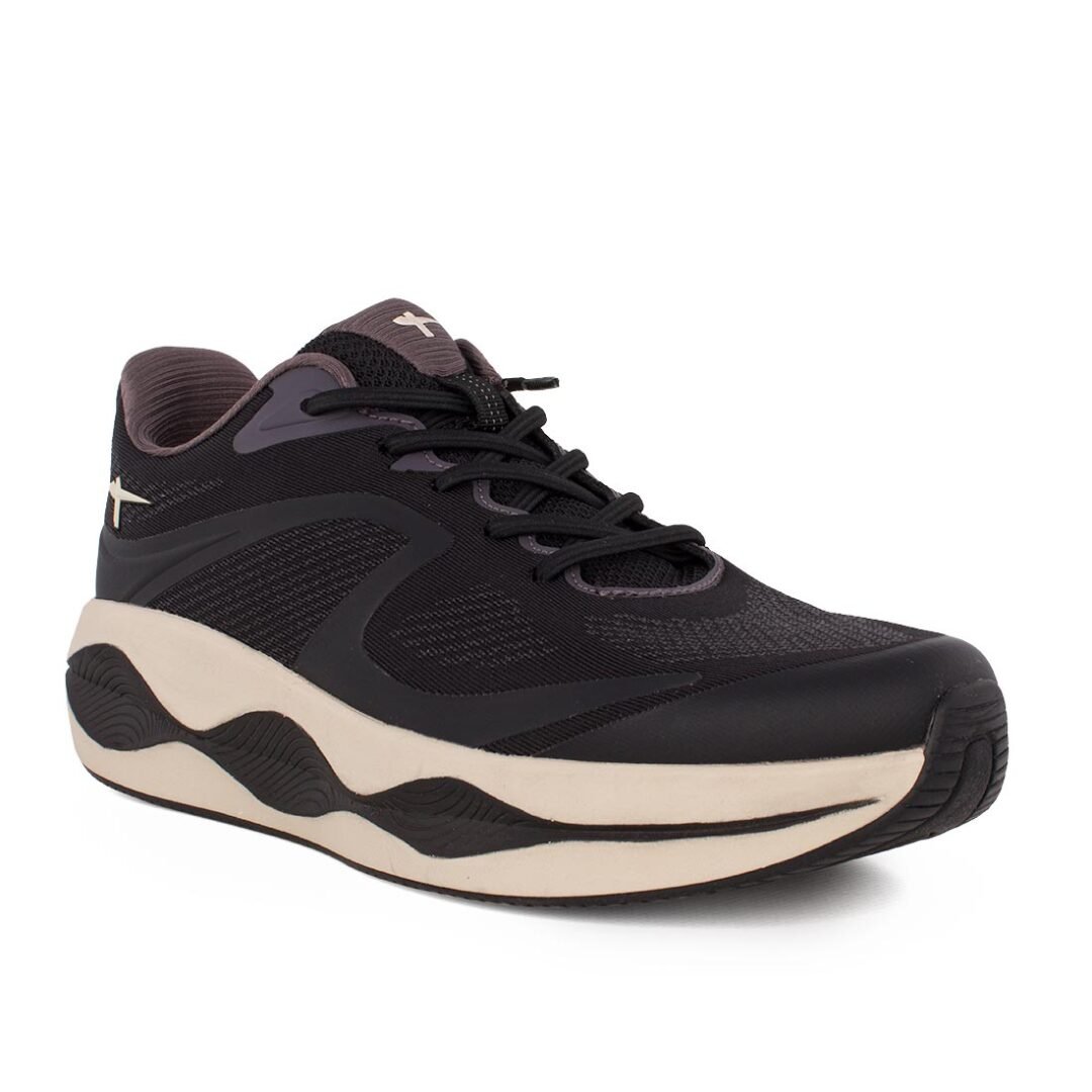 TAMARIS ΓΥΝΑΙΚΕΙΑ ΥΦΑΣΜΑΤΙΝΑ SNEAKERS 1-23781-45 098 BLACK COMB - Image 2