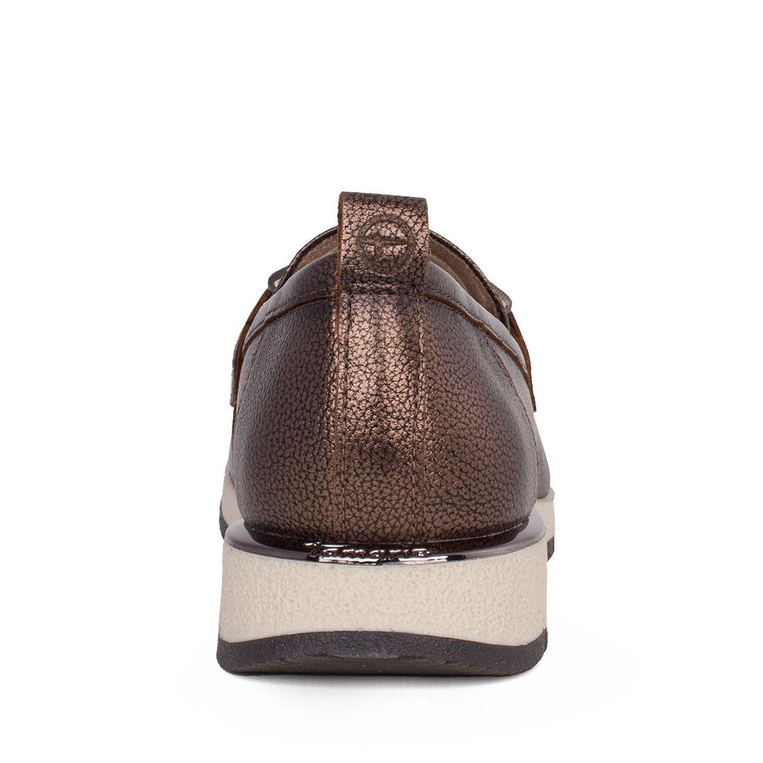 TAMARIS ΓΥΝΑΙΚΕΙΑ ΔΕΡΜΑΤΙΝΑ LOAFERS 1-24711-42 900 BRONCE - Image 4
