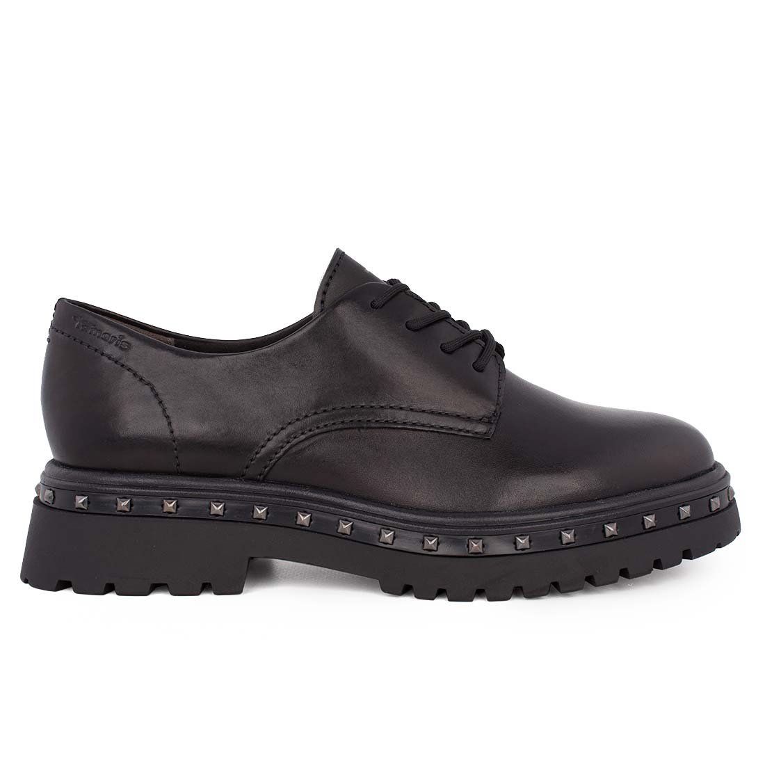 TAMARIS ΓΥΝΑΙΚΕΙΑ ΔΕΡΜΑΤΙΝΑ OXFORD 1-23748-45 001 BLACK