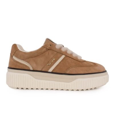 TAMARIS ΓΥΝΑΙΚΕΙΑ ΔΕΡΜΑΤΙΝΑ SNEAKERS 1-23753-45 310 CAMEL