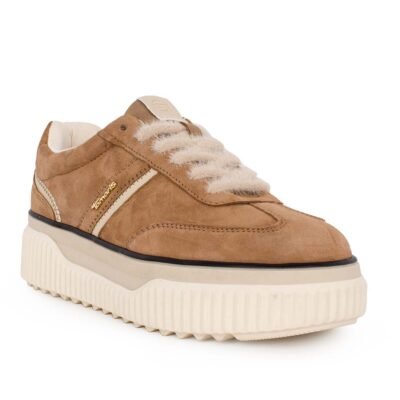 TAMARIS ΓΥΝΑΙΚΕΙΑ ΔΕΡΜΑΤΙΝΑ SNEAKERS 1-23753-45 310 CAMEL - Image 2