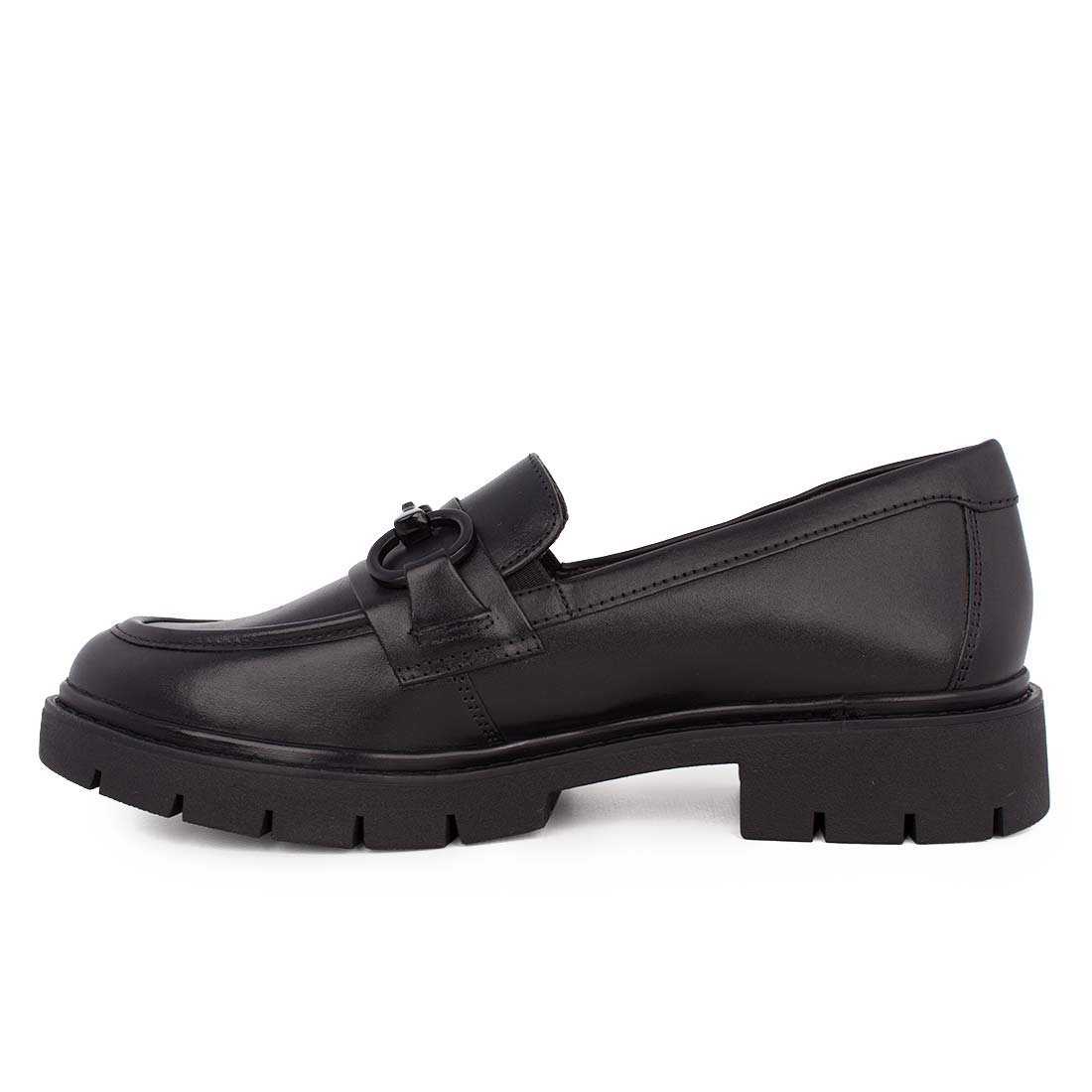 TAMARIS COMFORT ΓΥΝΑΙΚΕΙΑ ΔΕΡΜΑΤΙΝΑ LOAFERS 8-84315-43 022 BLACK NAPPA - Image 3