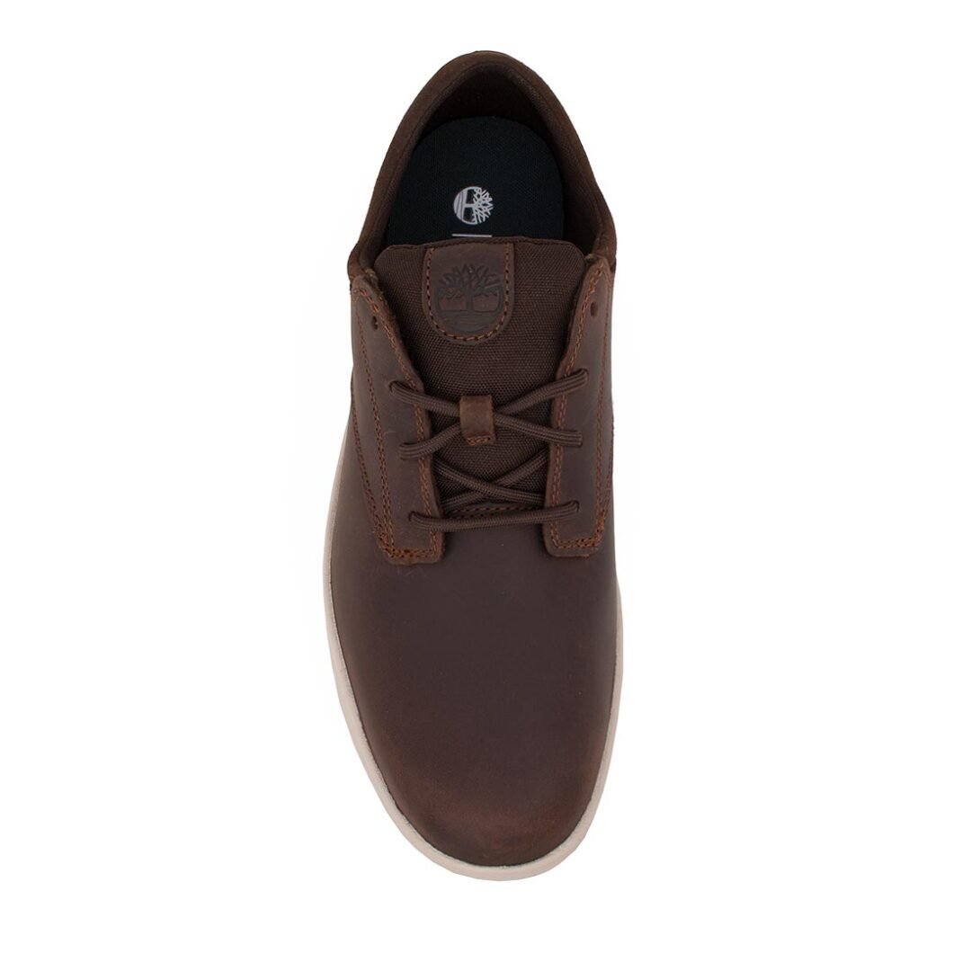 TIMBERLAND ΑΝΔΡΙΚΑ ΔΕΡΜΑΤΙΝΑ SNEAKERS PARKER STREET LOW A6C8E W011 BROWN - Image 5