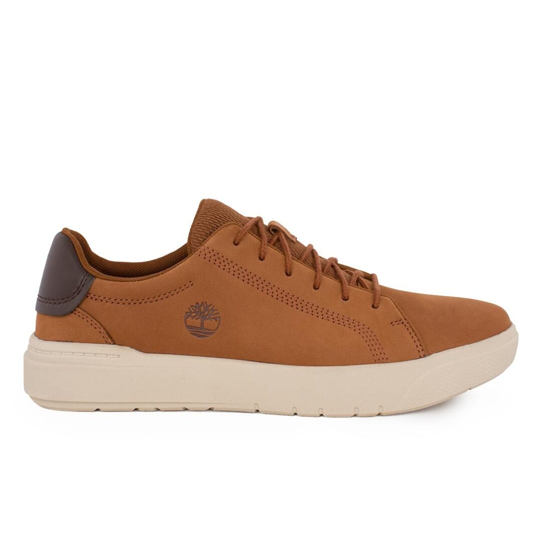 TIMBERLAND ΑΝΔΡΙΚΑ ΔΕΡΜΑΤΙΝΑ SNEAKERS SENECA BAY LOW A5S9C F131 SADDLE